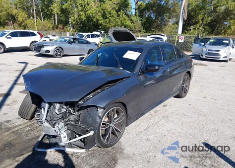 2021 BMW 330I из США, поврежденный, VIN 3MW5R1J09M8B90129